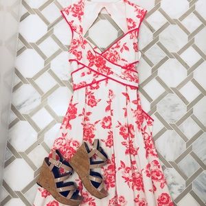 NWT Jessica Simpson Floral Linen Dress